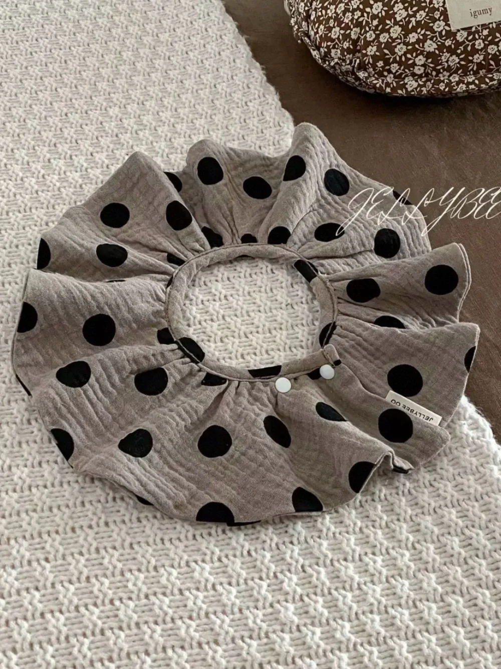 7-Piece Baby Bib Bundle Korean Floral Muslin & Snoopy Bib